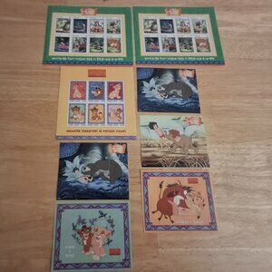Vintage Disney Stamp Sheets, The Jungle Book, Lion King BEST DEAL ON POSH!